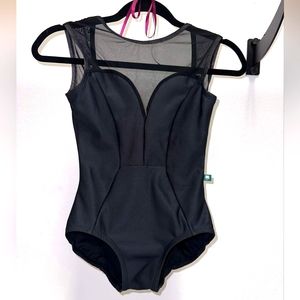 Luckyleo Black Leotard